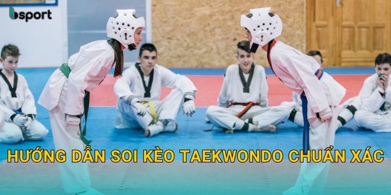 Hướng dẫn soi kèo Taekwondo chuẩn xác